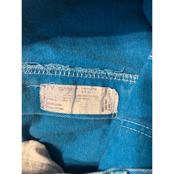 Vintage 1980s Cyan Blue High Rise Wrangler Jeans - Picture 6 of 6